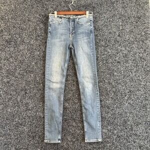 All Saints Light Blue Ankle & Cropped Jeans